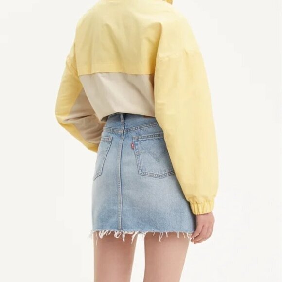 Levi's Deconstructured Denim Skirt size 24 - Picture 2 of 9